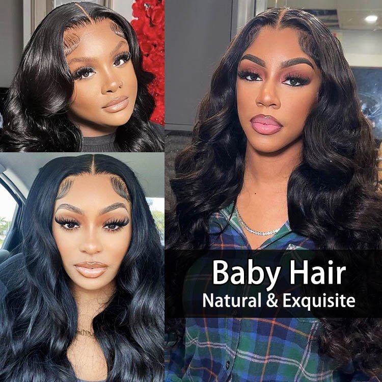 Superlove Hair 4x4 Body Wave Peruvian Human Hair Wigs With Baby Hair For Black Women - Superlovehair